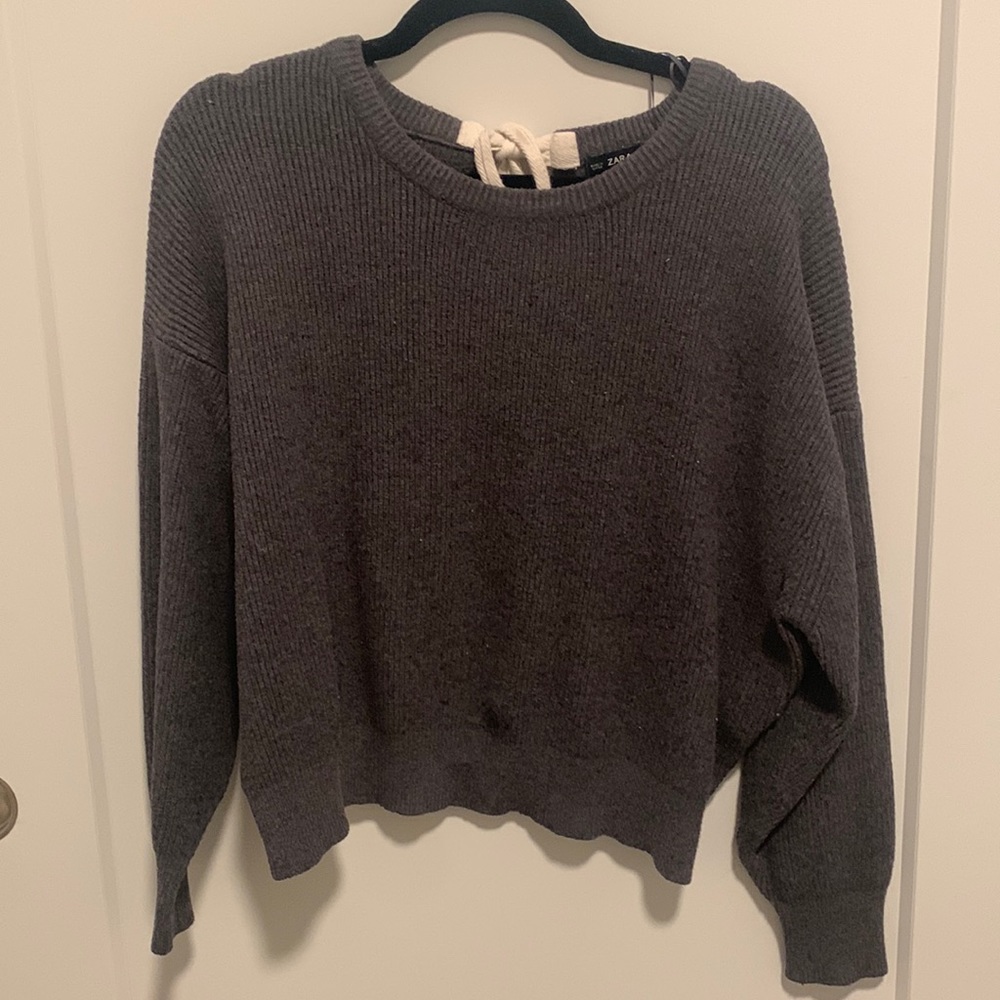 Tie Back Sweater